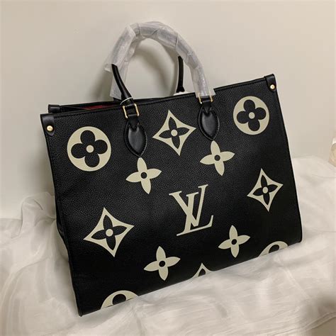 schwarz louis vuitton tasche